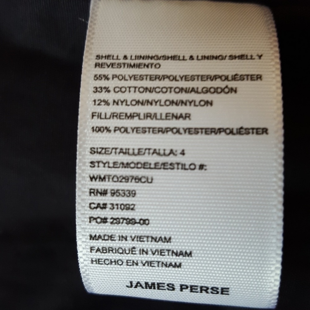 James Perse Dark Gray Puffer Vest - Picture 8 of 8